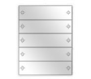 43511B: ClearLook Paper Stock - 8.5 x 2 Frosted