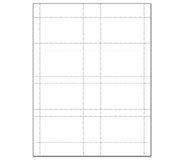 43879: Badge Stock - Blank White - Credit Card