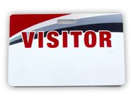 43919: Re-Writable PVC Cards - Visitor - Horizontal