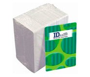 44022: PVC Plastic Card - 10 Mil White Adhesive Back