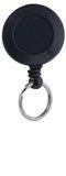 44044BK: Badge Reel - Split Ring - Black
