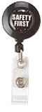 45196: Themed Badge Reel - Safety First Black