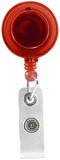 45198RD: Badge Reel - Translucent - Red