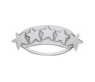 45241: Lapel Pin ID Clip - Five Star