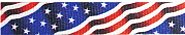 45259MA: Premium Themed Lanyard - Flag