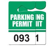 46201GRMA: Parking Permit Hang Tags - Green