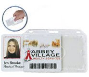 46479: Badge Holder - Hard Card - Horizontal
