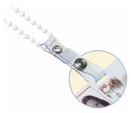 46483: Strap Clips - Neck Strap Adapter - Clear (no clip)