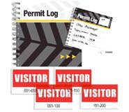 46521: Windshield Parking Clings Bundle - Red Visitor