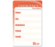 46605RD: Quick Reference Cards - Emergency Numbers