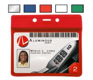 47030MA: Sealable Badge Holders - Horizontal - Credit Card