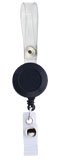 47570BK: Badge Reel - Belt Strap - Black