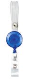 47570BL: Badge Reel - Belt Strap - Blue