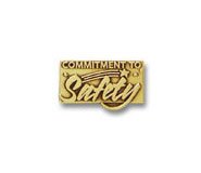 75827: Lapel Pin - Commitment to Safety