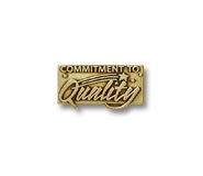 75830: Lapel Pin - Commitment to Quality