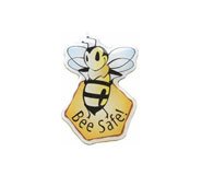 76069: Lapel Pin - Bee Safe - Multi Color