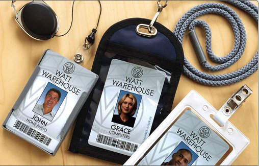 work badge holder