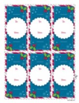 Free Candy Cane Wrappers