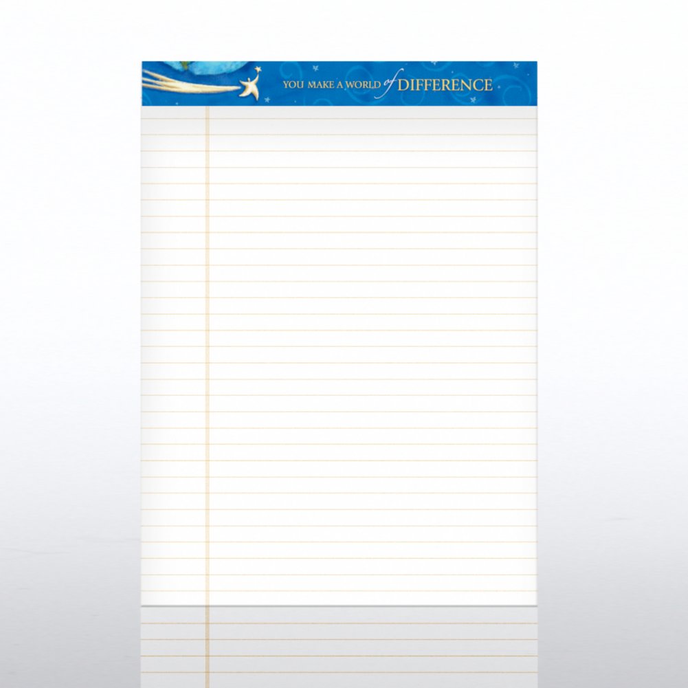 Full-Size Notepads - World of Difference