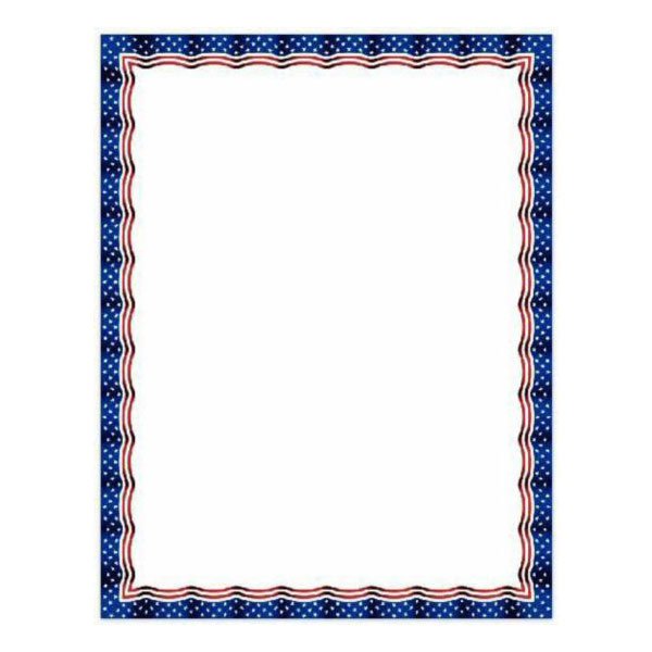 Border Paper - Stars & Stripes