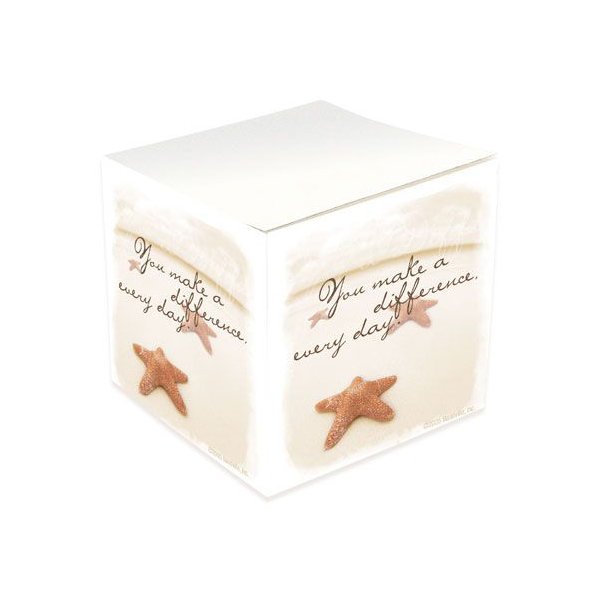 Adhesive Note Cube - Starfish