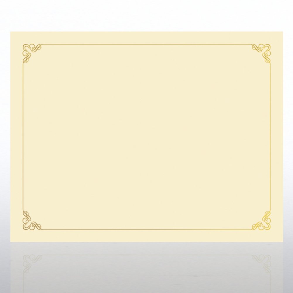 Foil Certificate Paper - Ornament CARD1