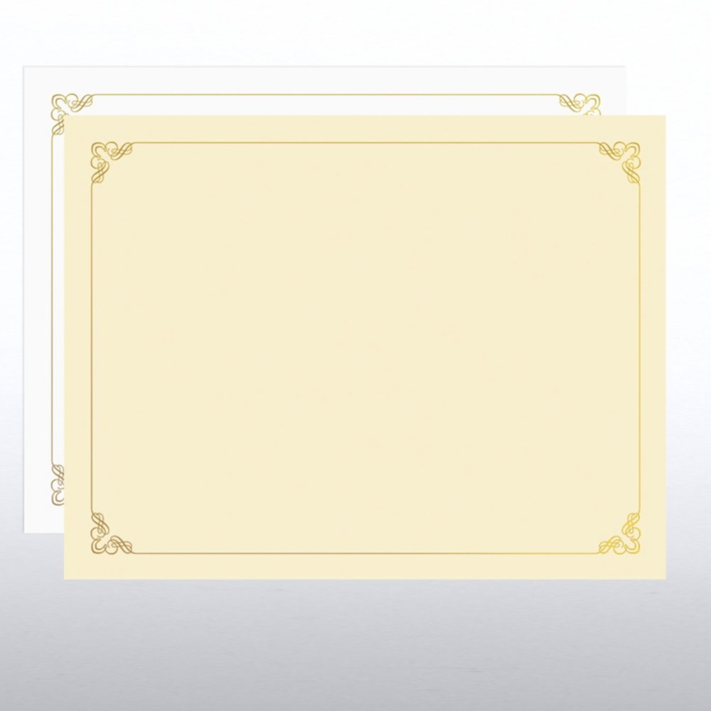 Foil Certificate Paper - Ornament