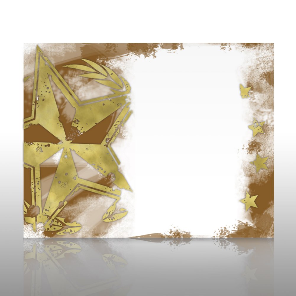 Certificate Paper - Legendary - Tarnished Bronze - Gold Foil