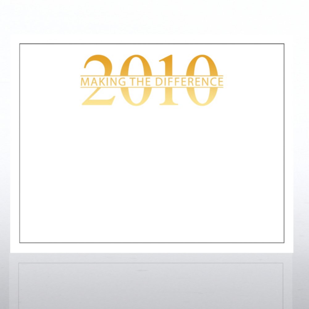Foil Certificate Paper - 2010 - White