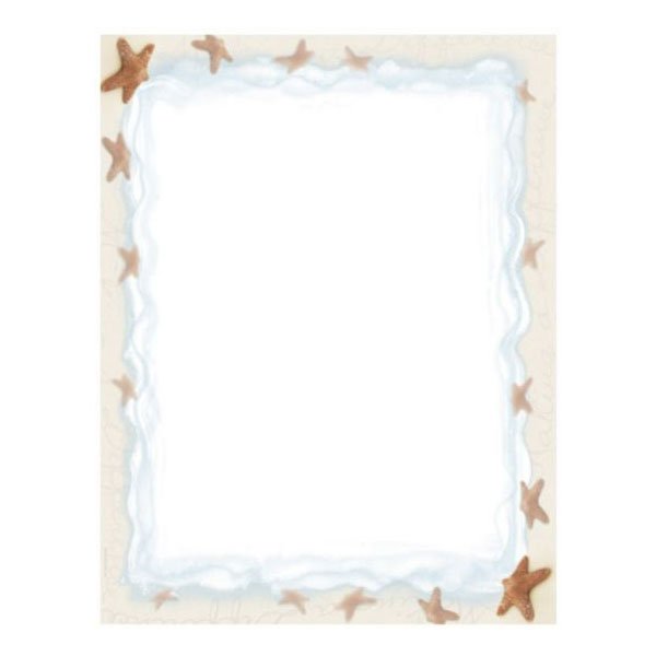 Border Paper - Starfish