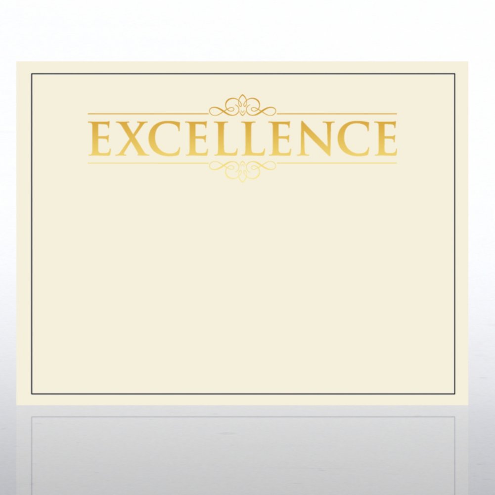 Foil Certificate Paper - Excellence CARD1