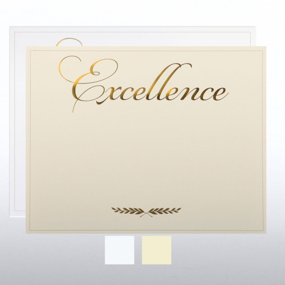 Foil Certificate Paper - Laurel Excellence