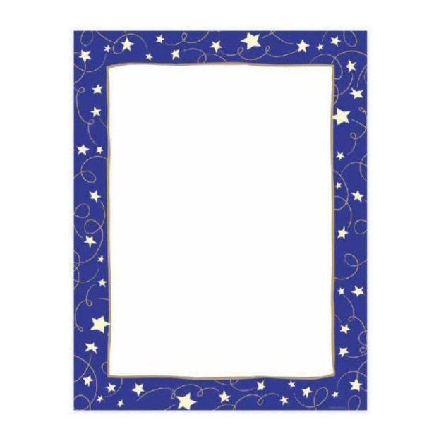 Border Paper - Blue Tie