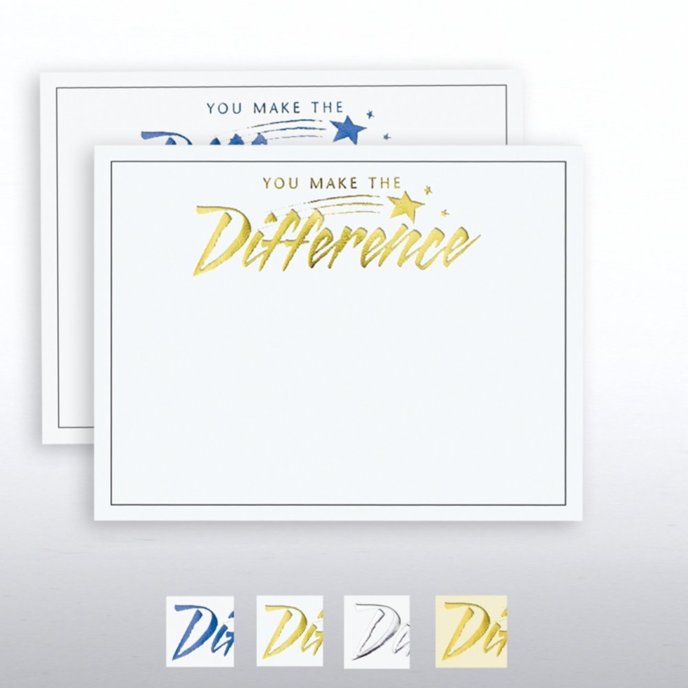 Foil Certificate Paper - You Make The Difference