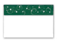 Envelope - Jumbo Postcard - Foil Emerald Evening