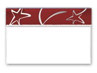 Envelope - Jumbo Postcard - Foil Red Gala