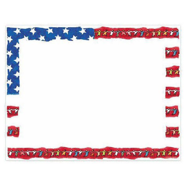 Border Paper - TEAM Flag