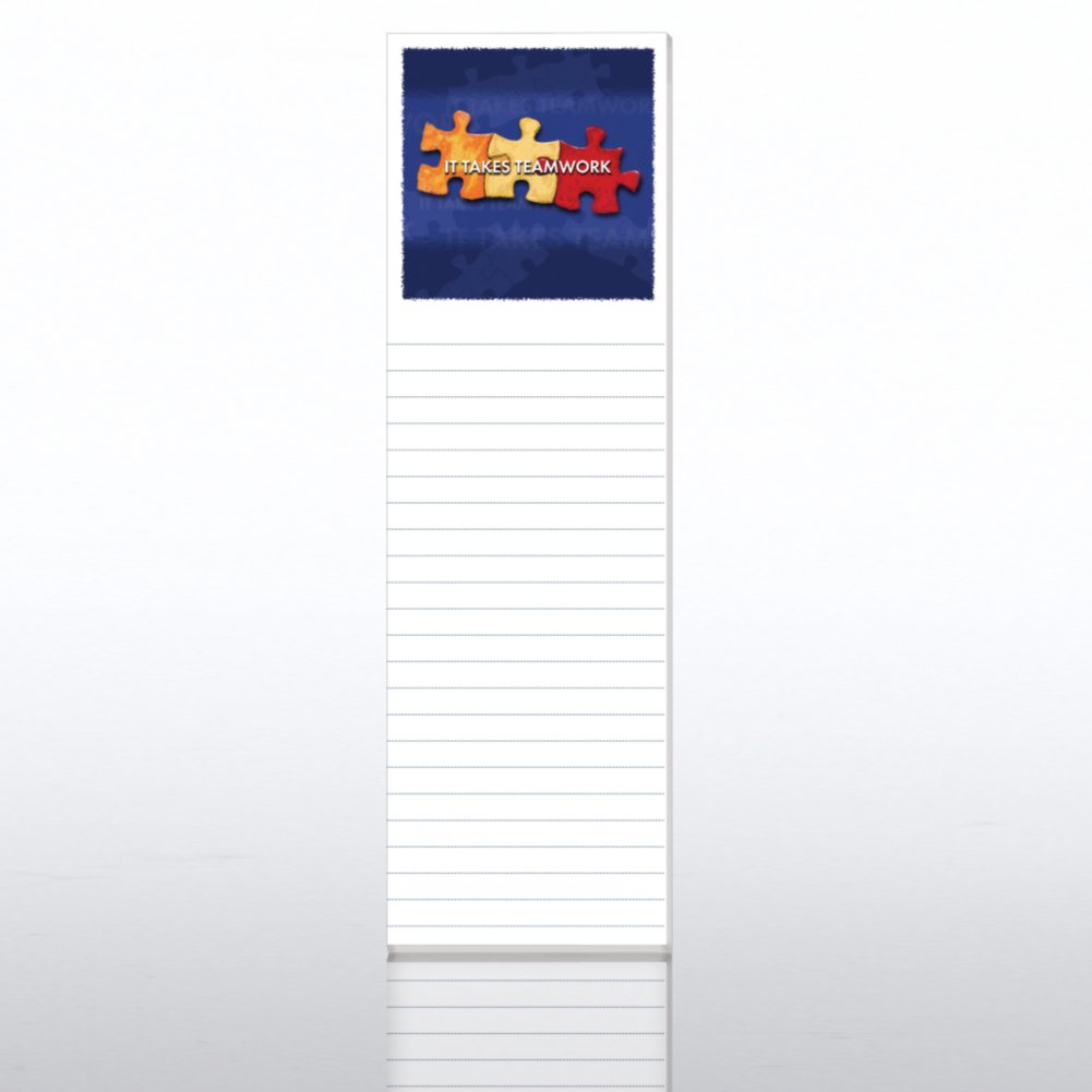 Quarter-Size Notepads - It Takes Teamwork