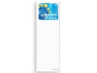 Quarter-Size Notepads - Beyond the Call