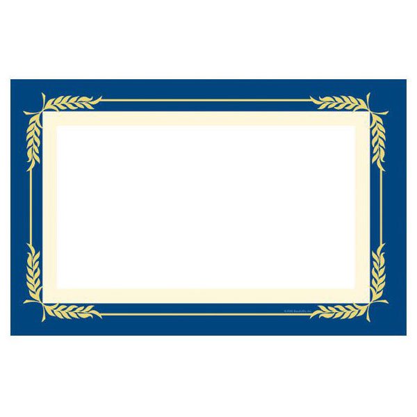 Jumbo Postcard - Formal Laurels - Gold Foil