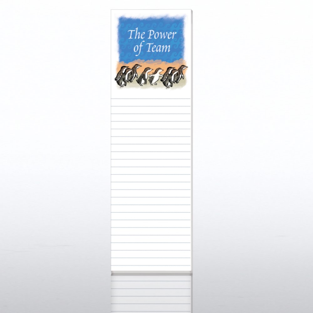 Quarter-Size Notepads - Power of Team