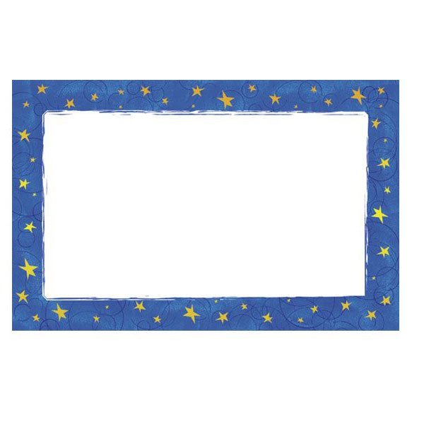Jumbo Postcard - Midnight Stars - Gold Foil