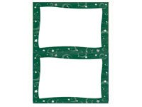 Jumbo Postcard - Emerald Evening - Silver Foil