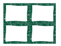 Postcard - Emerald Evening - Silver Foil