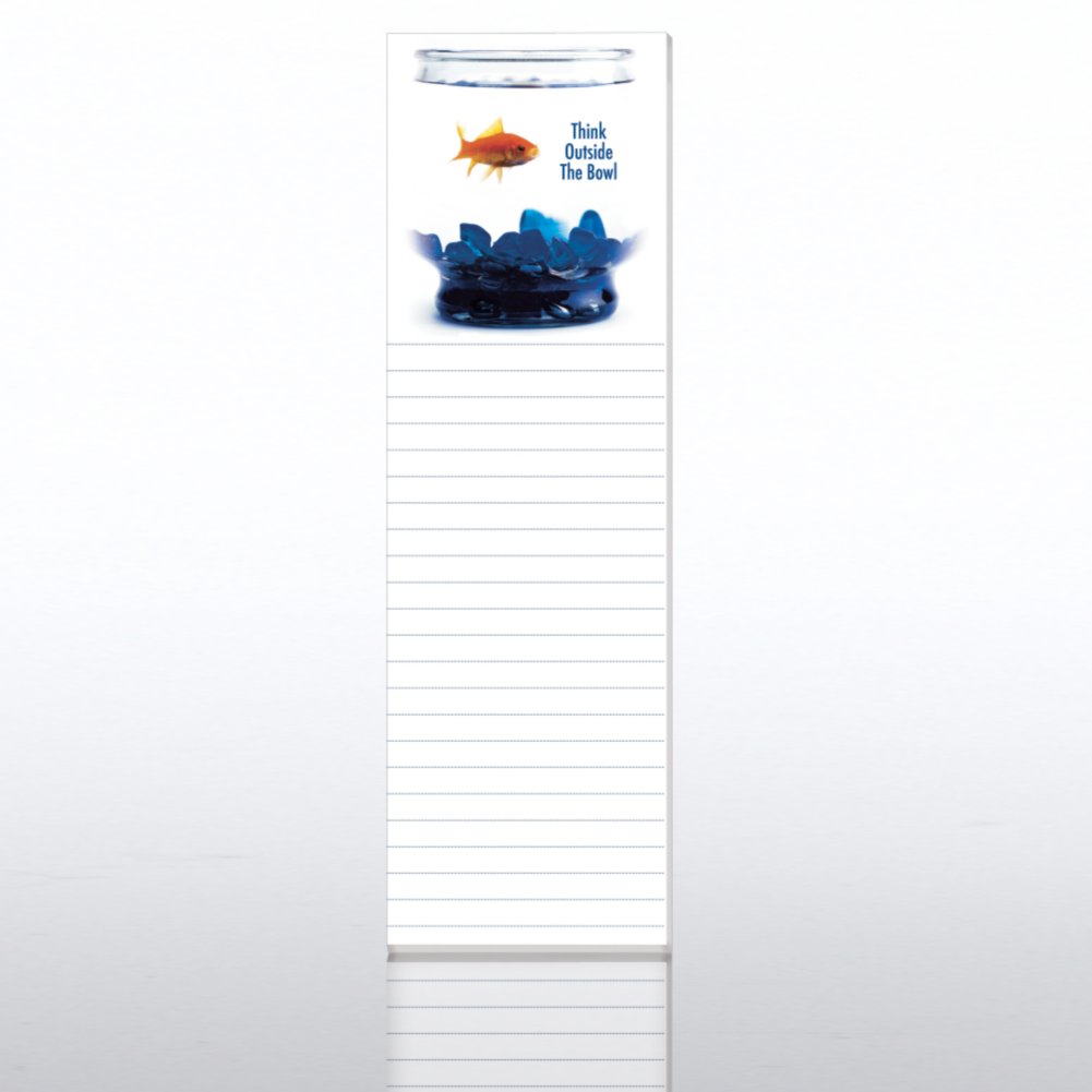 Quarter-Size Notepads - Think Outside the Bowl