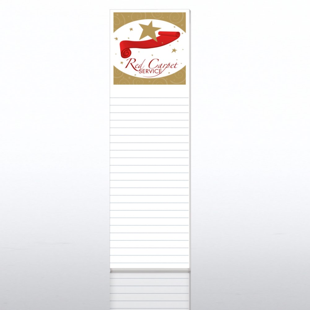 Quarter-Size Notepads - Red Carpet Service