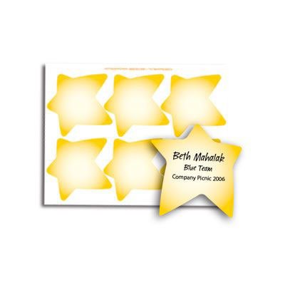 Fun-Shaped Badges - Star