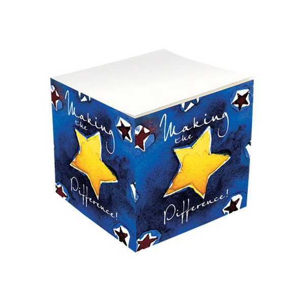 Adhesive Note Cube - Making the Difference