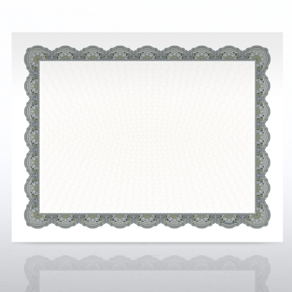 Certificate Paper - Regency - Blue/Gold