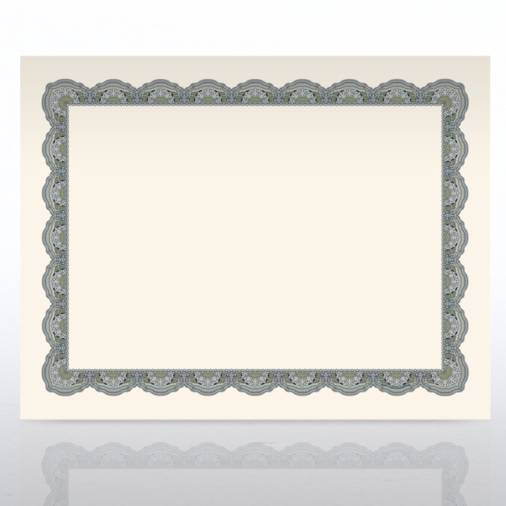 Certificate Paper - Regency - Aged Parchment - Blue/Gold